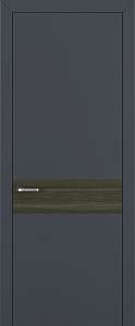 Недавно просмотренные - Дверь Z K6 renolit графит премьер, вставка toppan дуб тёмный, глухая