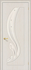Недавно просмотренные - Дверь Браво Лотос беленый дуб, стекло белое художественное