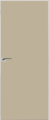 Дверь скрытая ИУ-42 AL с 4-х сторон, эмаль мокко 2,3 м