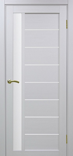 Дверь Эко 554.21 белый лед, сатинат