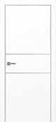 Схожие товары - Дверь Эко 203 белый снежный молдинг SC, кромка AL хром SC с 2-х сторон, глухая