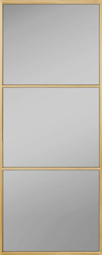 Перегородка Alum №3 золото, сатинат графит