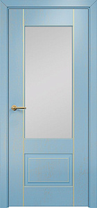 Недавно просмотренные - Дверь Оникс Марсель фрезерованная эмаль голубая патина золото, сатинат