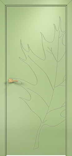 Дверь Оникс Концепт №12 эмаль фисташковая, глухая