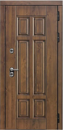 Входная дверь Bomond Квадро Термо Винорит грецкий орех/панель на выбор