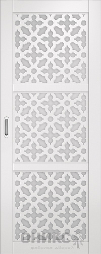 Перегородка Оникс №2 эмаль белая, Р-№3, сатинат белый