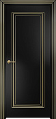 Схожие товары - Дверь Оникс Турин фрезерованная №2 эмаль черная патина золото по контуру, глухая