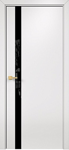 Недавно просмотренные - Дверь Оникс Верона 1 эмаль белая, триплекс черный