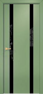 Недавно просмотренные - Дверь Оникс Верона 2 эмаль RAL 6021, глухая, триплекс черный