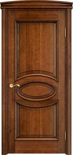 Дверь ПМЦ массив ольхи ОЛ26 коньяк с патиной, глухая