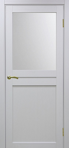 Дверь Эко 520.211 белый лед, сатинат