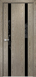 Дверь Оникс Верона 2 акация, триплекс черный