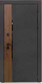 Недавно просмотренные - Входная дверь Bomond 3KL-1101 шагрень, орех грецкий/панель на выбор