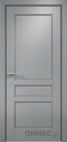 Дверь Оникс Италия 3 эмаль RAL 7040, глухая