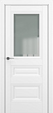 Дверь Z Ампир В3 экошпон белый, сатинат
