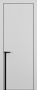 Недавно просмотренные - Дверь Z K21 полипропилен серый, ALU кромка черная, молдинг черный, глухая