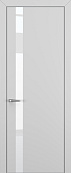 Схожие товары - Дверь Z K2 полипропилен серый, ALU кромка хром, лакобель white pure, глухая