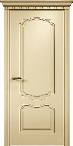 Дверь Оникс Венеция фрезерованная эмаль RAL 1015, глухая