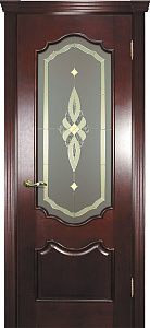 Недавно просмотренные - Дверь Текона шпон Фрейм 01 красное дерево, витраж Афродита сатинат бронза