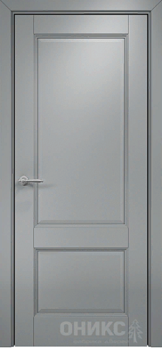 Дверь Оникс Италия 2 эмаль RAL 7040, глухая