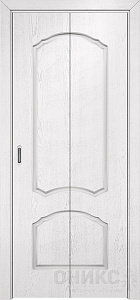 Недавно просмотренные - Дверь-книжка Оникс Диана эмаль белая патина серебро, глухая