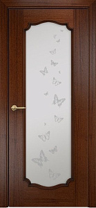 Недавно просмотренные - Дверь Оникс Венеция 2 красное дерево с черной патиной, пескоструй №2