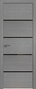 Недавно просмотренные - Дверь ProfilDoors 20ZN грувд серый, стекло черный лак, матовая алюминиевая кромка с 4-х сторон