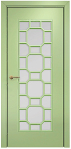 Недавно просмотренные - Дверь Оникс Турин фрезерованная эмаль фисташковая, сатинато с решеткой №3