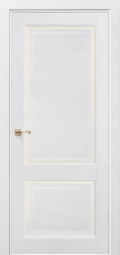 Дверь ДР Madrid экошпон 201 снежная королева, сатинат