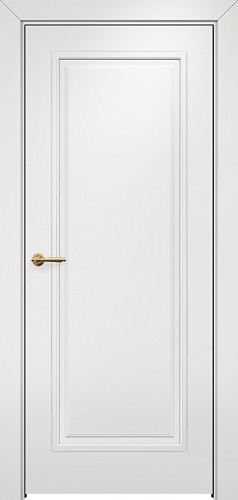 Дверь Оникс Турин фрезерованная №2 PVC белый, глухая