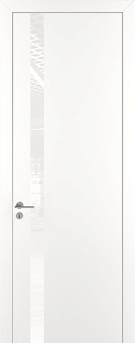 Дверь Z K2 полипропилен белый, лакобель white pure, глухая