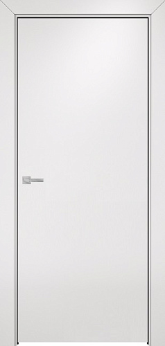 Дверь Оникс Гладкая эмаль белая, глухая