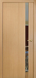 Дверь Оникс Верона 1 дуб, зеркало триплекс