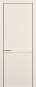 Недавно просмотренные - Дверь Z K13 полипропилен крем, молдинг серебро, ALU кромка хром, глухая