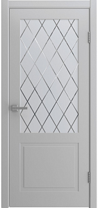 Недавно просмотренные - Дверь Verona эмаль светло-серая, сатинат гравировка Ромбы