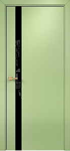 Недавно просмотренные - Дверь Оникс Верона 1 эмаль фисташковая, триплекс черный