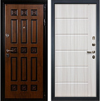 Недавно просмотренные - Входная металлическая дверь Лекс Гладиатор, винорит Golden патина чёрная/панель №42 сандал белый