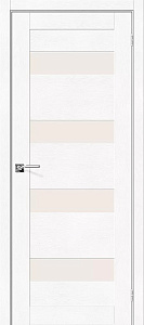 Недавно просмотренные - Дверь Браво Легно-23 экошпон White Softwood, сатинато белое "Magic Fog"
