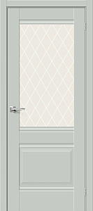 Недавно просмотренные - Дверь Прима-3 эмалит grey matt, сатинат white crystal