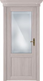 Недавно просмотренные - Дверь Статус CLASSIC 521 ясень, стекло сатинато с алмазной гравировкой итальянская решетка