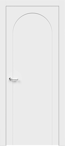 Дверь Вен эмаль белая, глухая