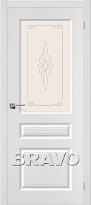 Недавно просмотренные - Дверь Браво ПВХ Статус-15 белая, сатинато белое художественное