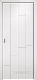 Дверь-книжка Оникс Концепт №4 эмаль белая, глухая