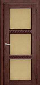 Недавно просмотренные - Дверь Берест массив сосны Браво вишня, фреза коса, стекло бронза