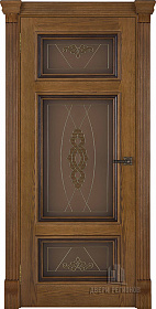 Недавно просмотренные - Дверь ДР Elegante classico шпон Мадрид Patina Antico с широким фигурным багетом, стекло мираж