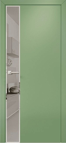 Дверь Оникс Сеул эмаль RAL 6021, глухая