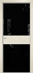 Недавно просмотренные - Дверь Оникс Соло 2 эмаль слоновая кость патина серебро, глухая, Lacobel RAL 9005