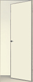 Дверь скрытая ИУ-42 AL с 4-х сторон, эмаль белый жемчуг, revers 2,21 м