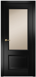 Недавно просмотренные - Дверь Оникс Тоскана 2  эмаль черная, сатинат бронза