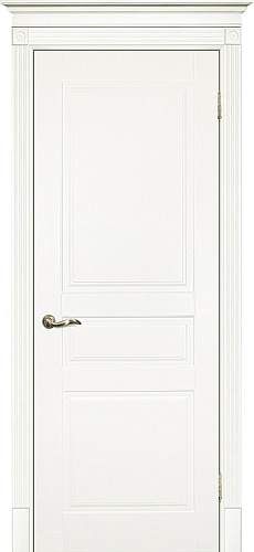 Дверь Текона эмаль Smalta 01 молочный RAL 9010, глухая